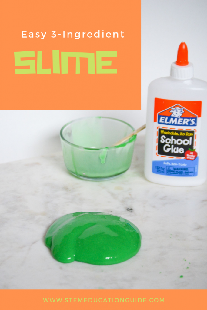 Easy Elmer's Glue Slime- An Easy Four Ingredient Recipe - The