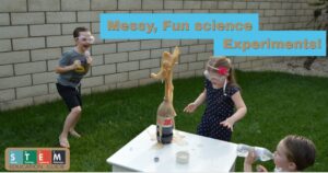exploding messy science experiments