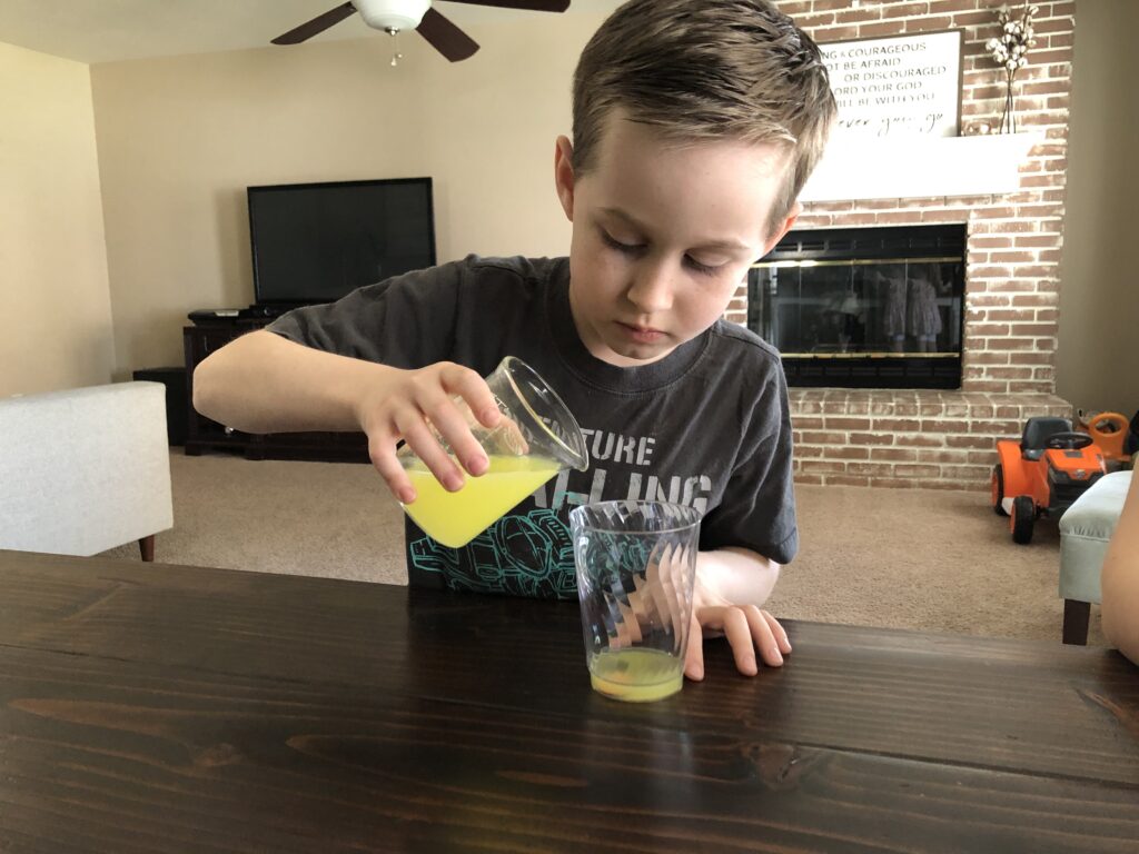 Kindergarten STEM Activities Coin Cleaning Experiment