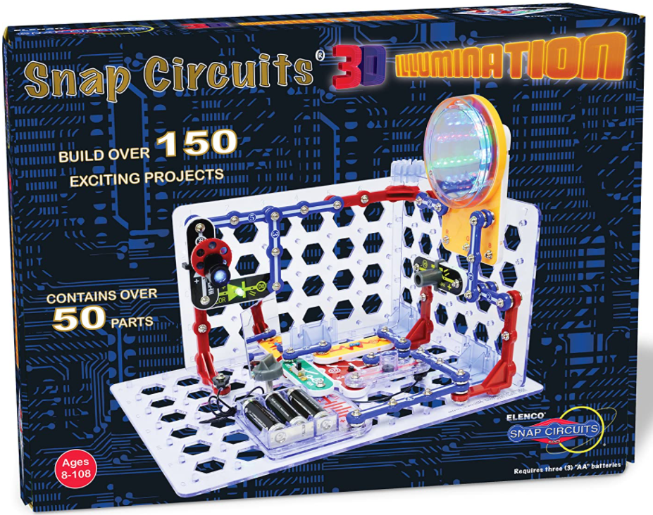 Snap Circuits 3D Illumination Electronics Exploration Kit