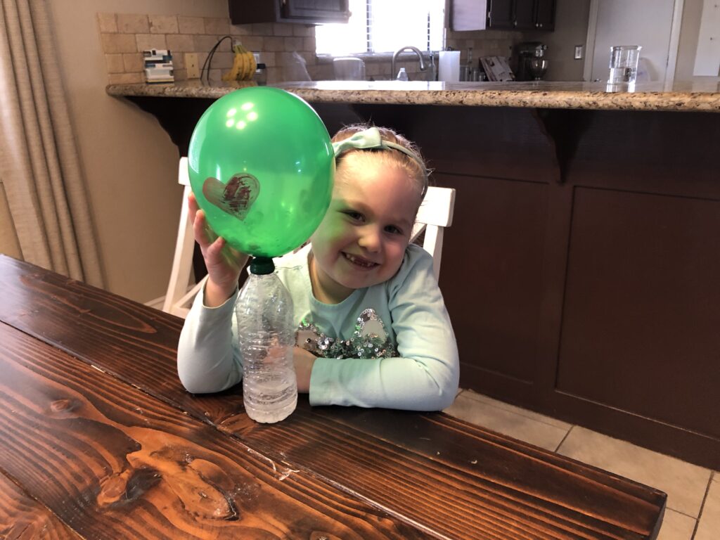 fun kids science balloon experiment 