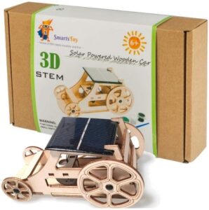 Wooden Solar Car Model Kit
