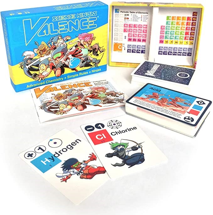 Science Ninjas- Valence Card Game