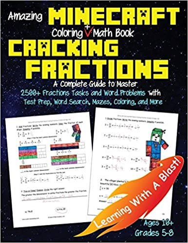 Minecraft Coloring Math Book