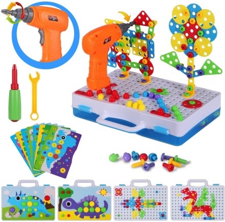 SUPSTEM Drill Puzzle STEM Building Toys