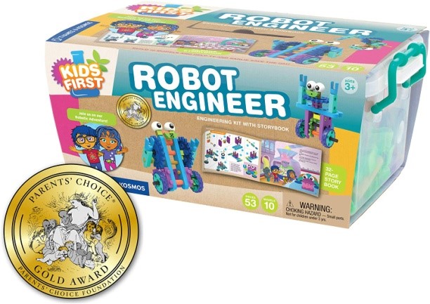 Thames & Kosmos Kids First Robot Engineer Kit and Storybook