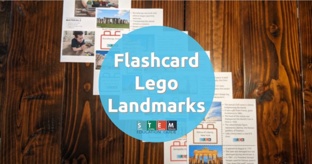 Flashcard Lego Landmarks Worksheets