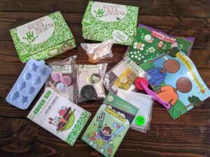 Inside the Green Craft Kids box