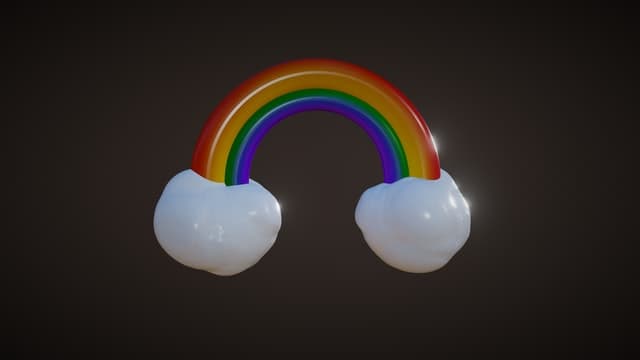 rainbow made with a 3d printer