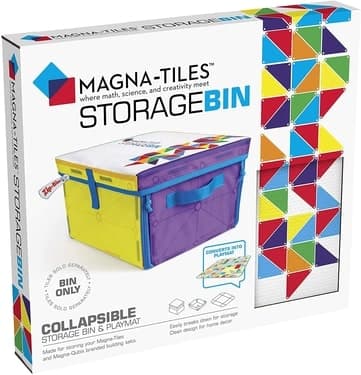 Magna-Tiles Storage Bin & Interactive Play-Mat