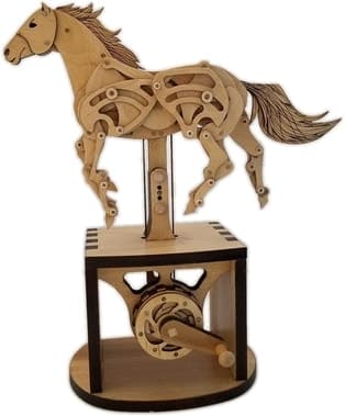3D Wood Craft Mechanical Horse
