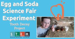 Egg and Soda Science Fair Experiment Tooth Decay Project