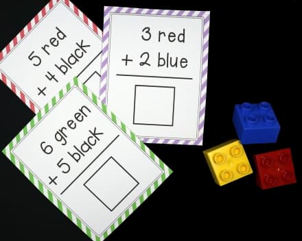 LEGO Addition Cards