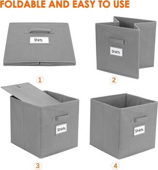 Storage cubes you can write on