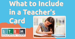 What to Include in a Teacher's Card