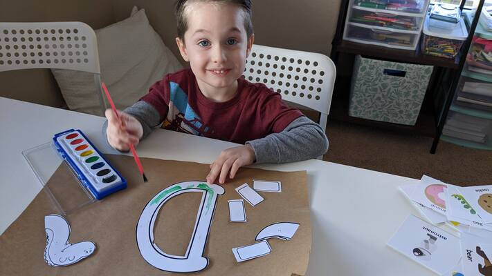 Pre-Writing Activities toddler letters