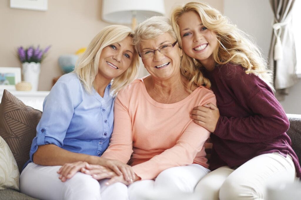 a few generations of women.