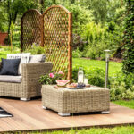 Outdoor Living Space with Garden Décor.